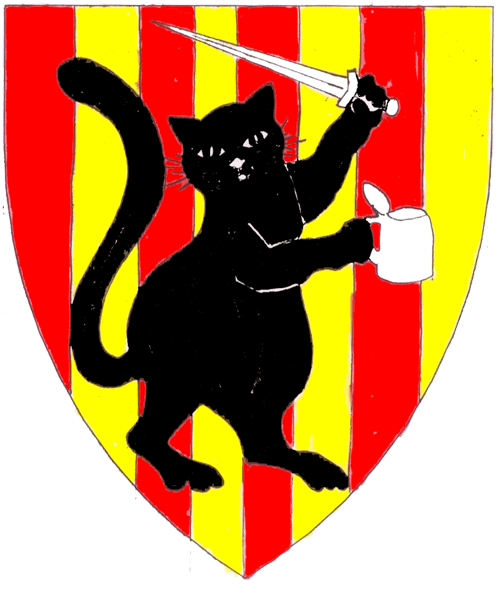 The arms of Erich der Suchenwirth zum Schwarzenkatze