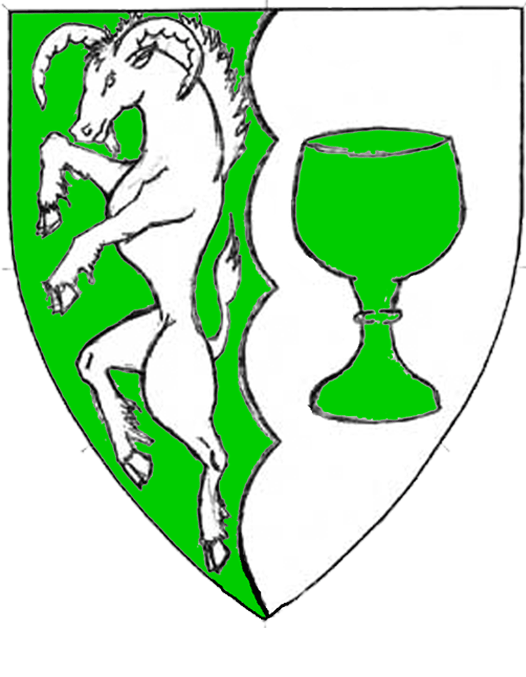 The arms of Eric Hawkwood