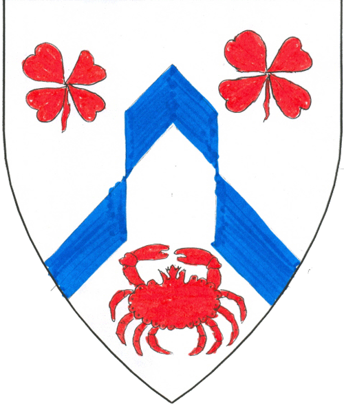 The arms of Erin Keturah de Beuington