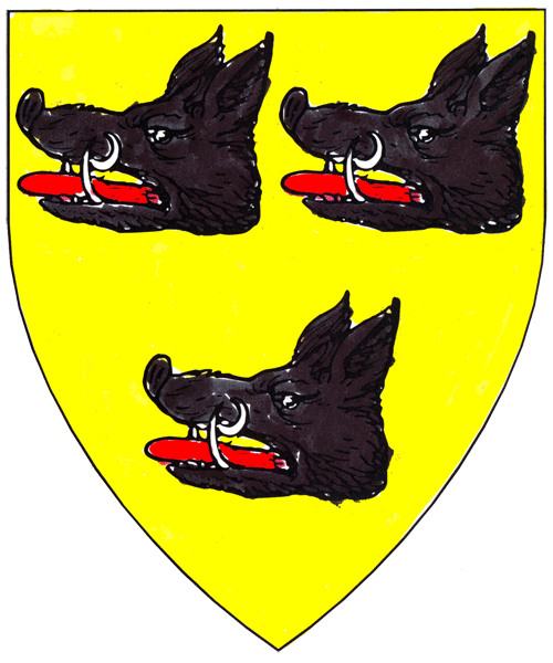 The arms of Fáelán Rós