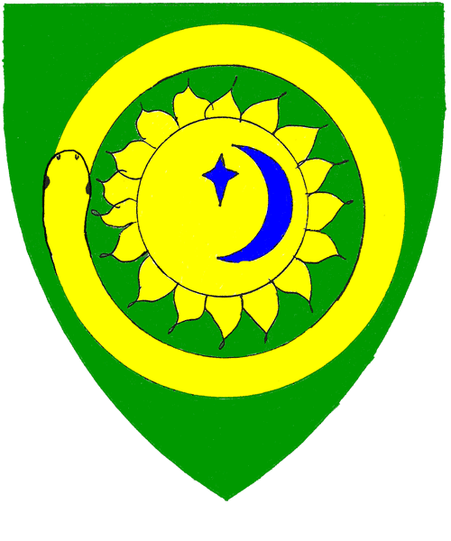 The arms of Fia Naheed
