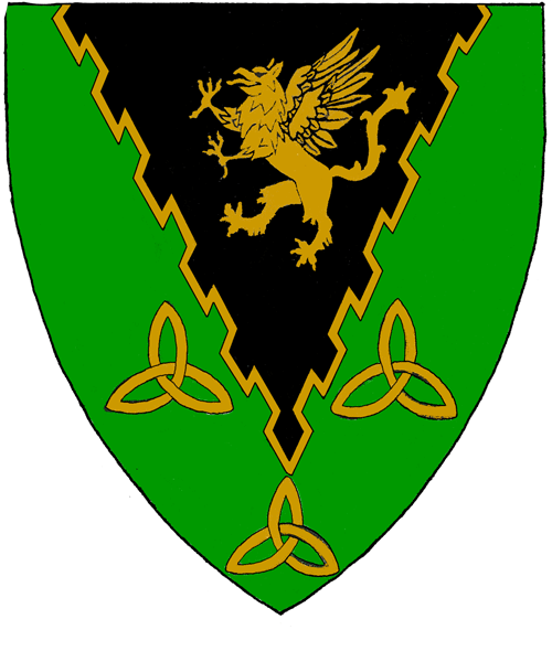 The arms of Fiona Ramsay of Bronwyn Vale