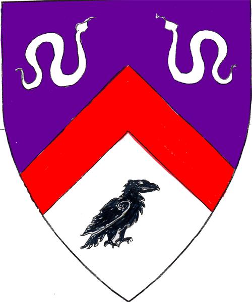 The arms of Fionnghuala de Buchanan