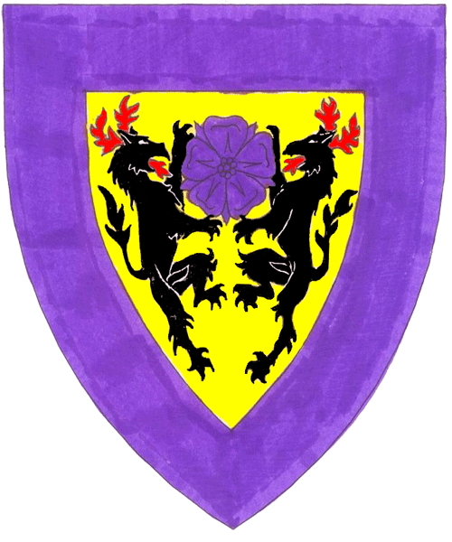 The arms of Ghislaine du Lyon