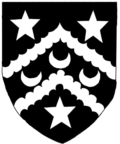 The arms of Giesele Hildegaard of the Mystic Dragon