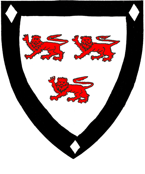 The arms of Glyn ap Rhodri