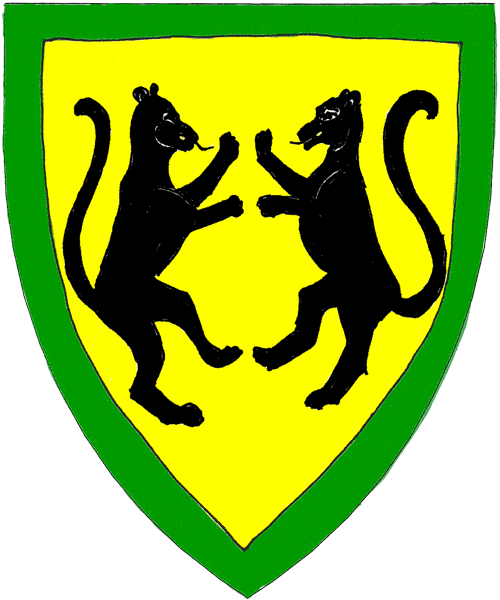 The arms of Gregory Morgan