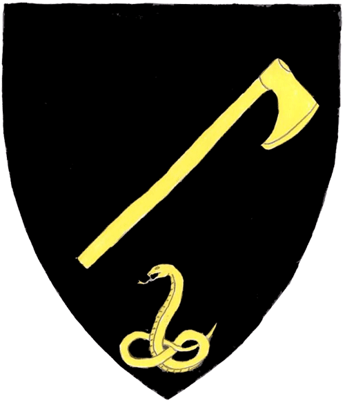 The arms of Grim øxarbrjótr
