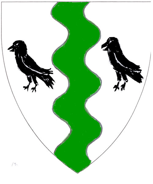 The arms of Guenevere Marian Coe