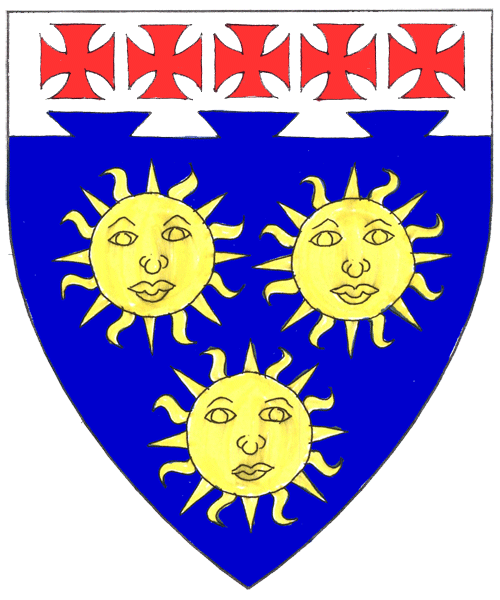 The arms of Guinevere of Gravesham