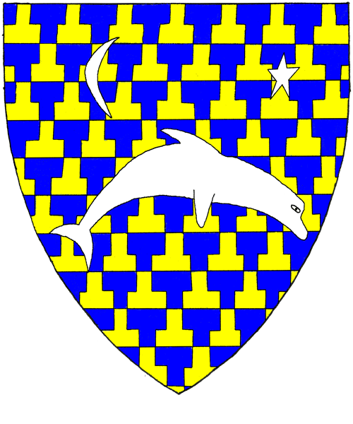 The arms of Gunnar Iverson of Hangarstad