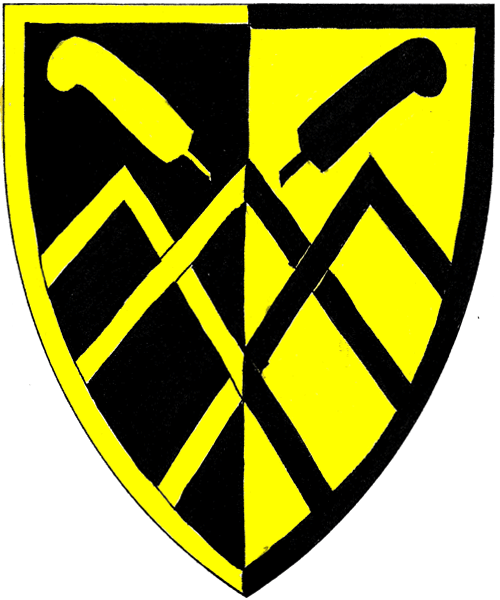 The arms of Gwenddoleu Idonea of the White Dove