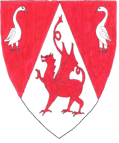 The arms of Gwendolyn Dylwen Llywelyn