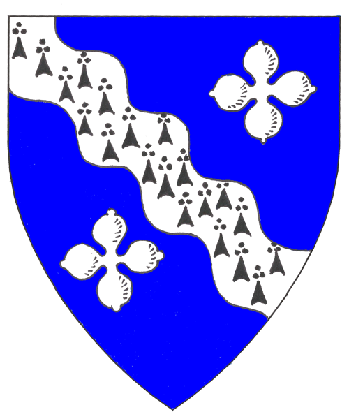 The arms of Gwenllian ferch Hulin