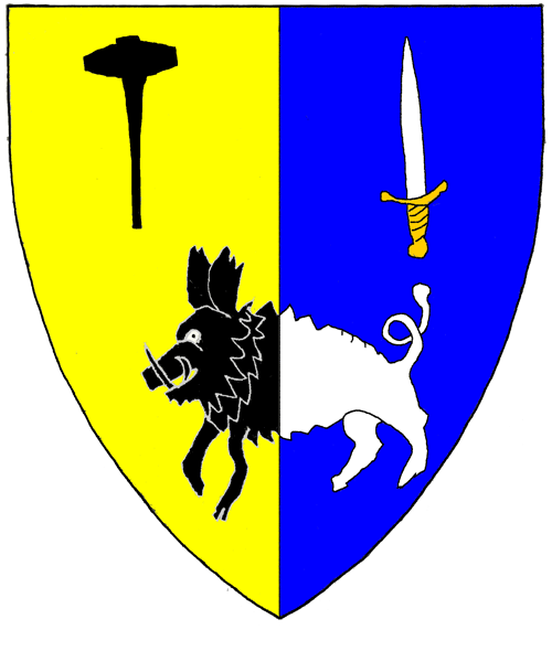 The arms of Gwydiaan am y'Gorlwyn