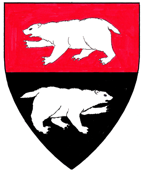 The arms of Hálfdan Snøybiarnarson