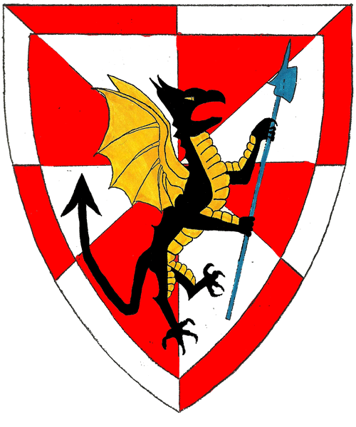 The arms of Helmut Wolfgang von Drache