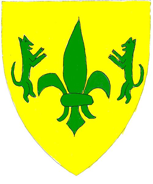The arms of Herculle de Bourbon l'Archambault
