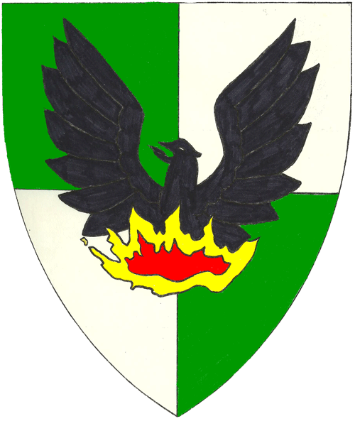 The arms of Igraine d'Abernon