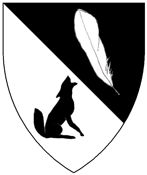 The arms of Igrainne Silver Feather