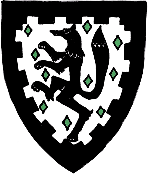 The arms of Iohannes ap Gwylim Pengrych