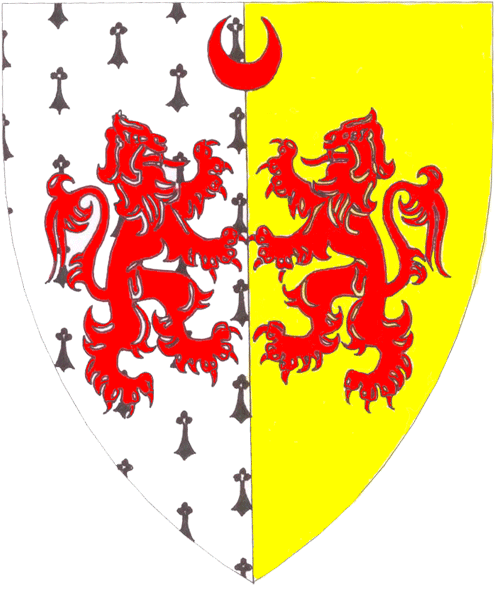 The arms of Jenefer Philippa Crosthwaite
