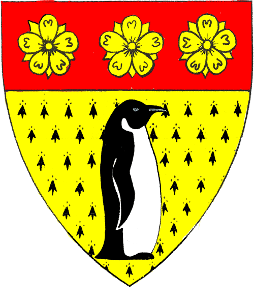 The arms of Jessica Attenborough