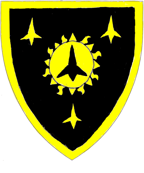 The arms of Joan Atzur d'Andorra