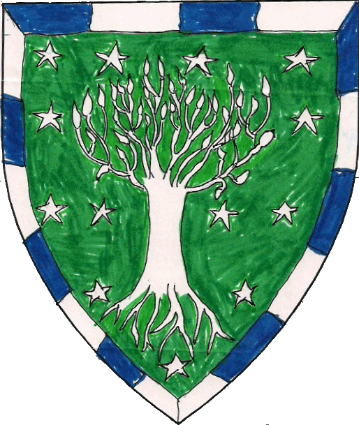 The arms of Jóra Flókadóttir
