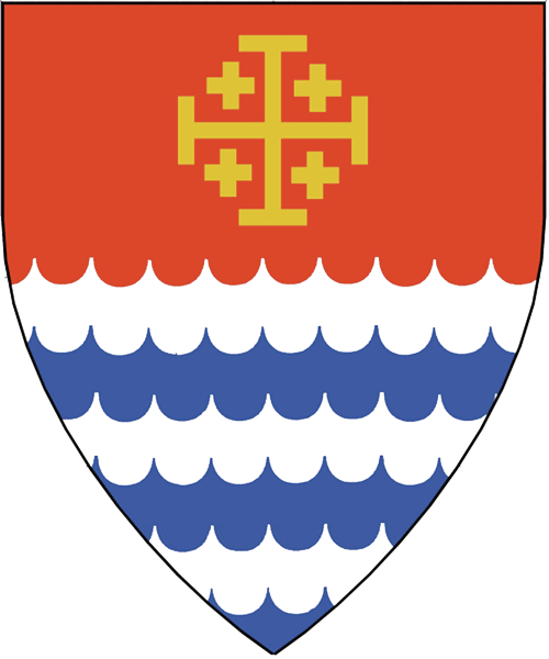 The arms of Julien de la Fontaine