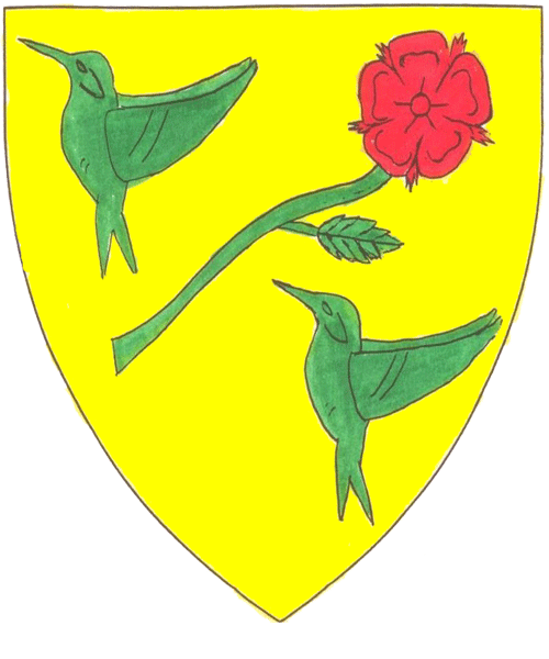 The arms of Katerine de Westecote