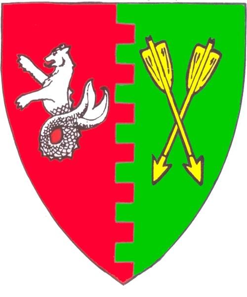 The arms of Kathryn Bearward of Wolfenden