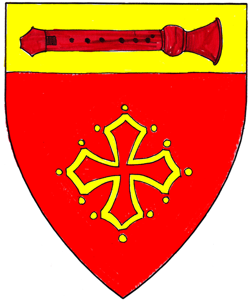 The arms of Kathryn de Bezier