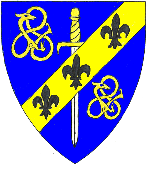 The arms of Kimberly Donegal of Westmeath
