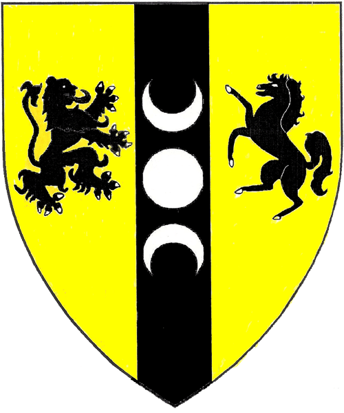 The arms of Lasair an Eich Gil