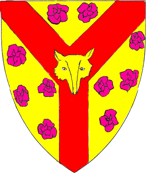 The arms of Madeleine Aurore des Mille Roses