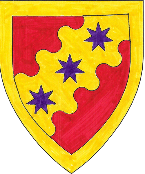 The arms of Máirghréad inghean Dubhghaill mhic Aodha