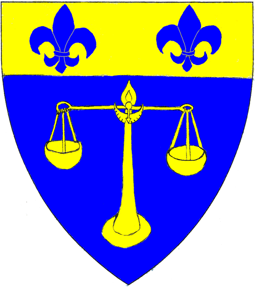 The arms of Manuel le Gules