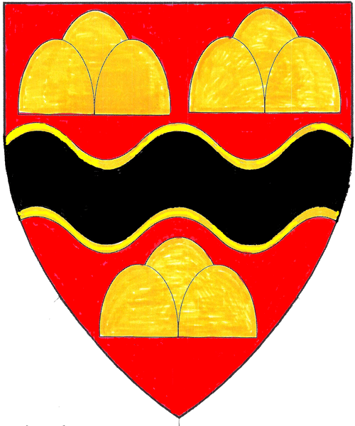 The arms of Marie de la Mer