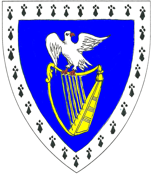 The arms of Martin le Harpur of Faulkbourne