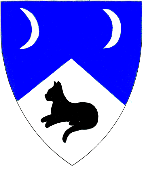 The arms of Meadhbh Fionnghuala nic Mhatha