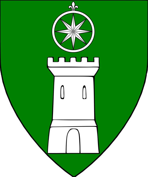The arms of Medbh ingen Conghalaigh