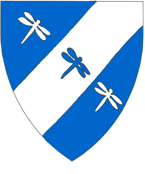 The arms of Megen Paget