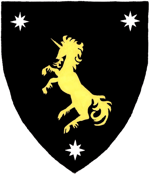 The arms of Merlin Grey of Wychwood