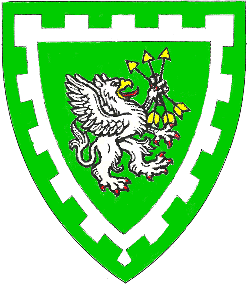 The arms of Michael O'Flynn