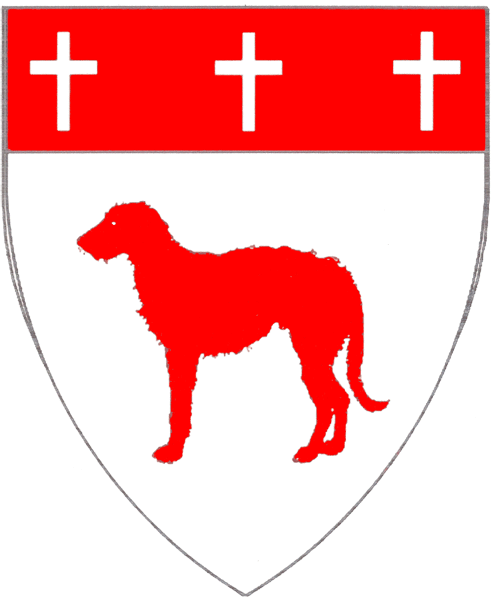The arms of Michael Roy Mor