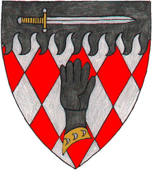 The arms of Morgaine Brisen