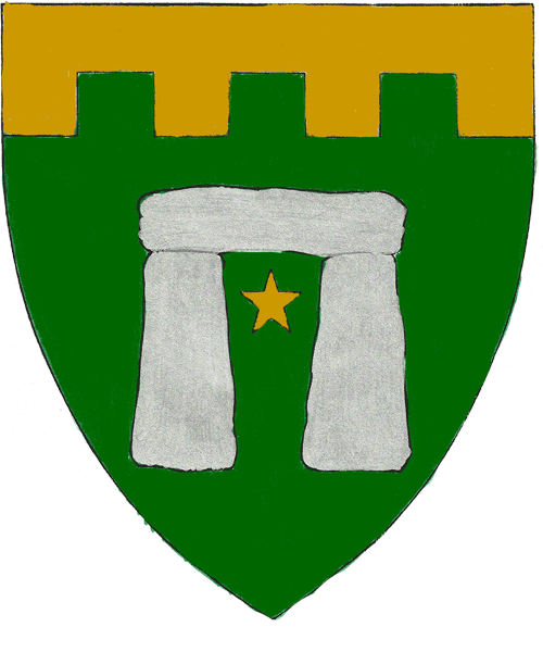 The arms of Morgaine FitzStephen
