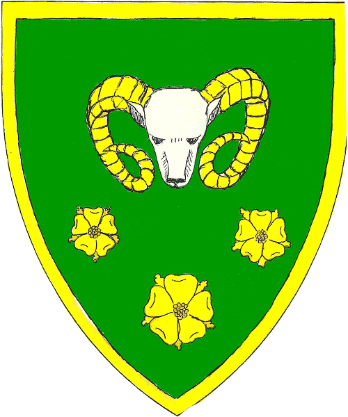 The arms of Morgan Arthur ap Llewellyn