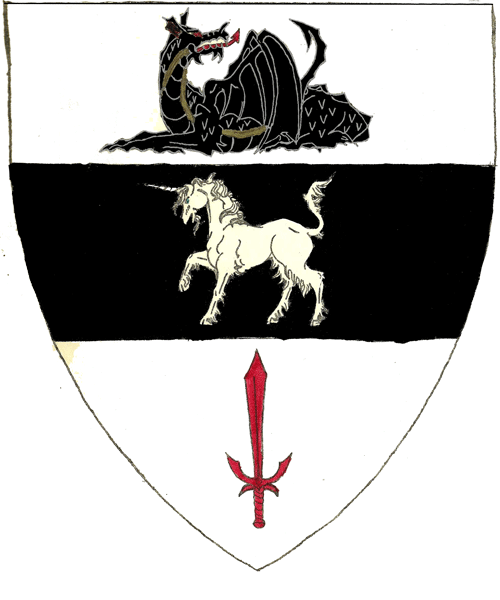 The arms of Morgan MacNeil of Clan Fergus